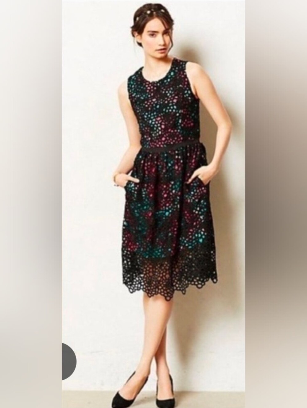 Anthropologie Terrace Sheath Dress by Wolven Size 4